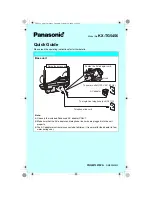 Preview for 1 page of Panasonic KX-TG5456 Quick Manual