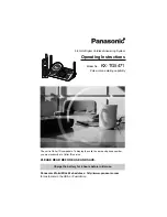 Panasonic KX-TG5471 Operating Instructions Manual предпросмотр