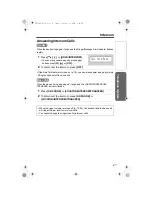 Preview for 47 page of Panasonic KX-TG5471C Operating Instructions Manual