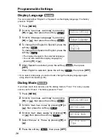 Preview for 20 page of Panasonic KX-TG5480 Operating Instructions Manual