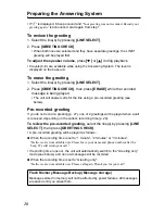 Preview for 28 page of Panasonic KX-TG5480 Operating Instructions Manual