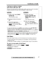 Preview for 57 page of Panasonic KX-TG5480 Operating Instructions Manual