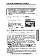 Preview for 65 page of Panasonic KX-TG5480 Operating Instructions Manual