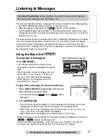 Preview for 67 page of Panasonic KX-TG5480 Operating Instructions Manual