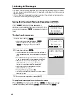 Preview for 68 page of Panasonic KX-TG5480 Operating Instructions Manual