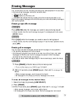 Preview for 71 page of Panasonic KX-TG5480 Operating Instructions Manual