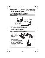 Panasonic KX-TG5480 Quick Setup Manual предпросмотр