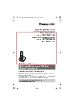 Panasonic KX-TG5511AL Operating Instructions Manual предпросмотр