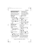 Предварительный просмотр 19 страницы Panasonic KX-TG5521E Operating Instructions Manual