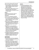 Preview for 9 page of Panasonic KX-TG5561 Operating Instructions Manual