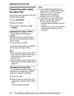 Preview for 26 page of Panasonic KX-TG5561 Operating Instructions Manual