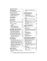 Preview for 2 page of Panasonic KX-TG5561M Operating Instructions Manual