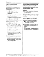 Preview for 28 page of Panasonic KX-TG5566 Operating Instructions Manual