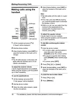 Предварительный просмотр 20 страницы Panasonic KX-TG5571 Operating Instructions Manual