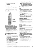 Предварительный просмотр 63 страницы Panasonic KX-TG5571 Operating Instructions Manual