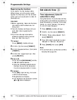 Предварительный просмотр 56 страницы Panasonic KX-TG5583 Operating Instructions Manual