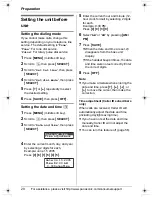 Предварительный просмотр 20 страницы Panasonic KX-TG5583PK Operating Instructions Manual