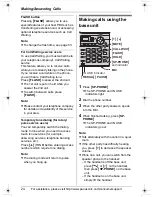 Предварительный просмотр 24 страницы Panasonic KX-TG5583PK Operating Instructions Manual