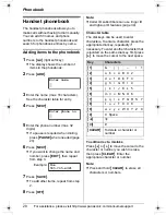 Предварительный просмотр 28 страницы Panasonic KX-TG5583PK Operating Instructions Manual