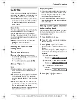 Предварительный просмотр 35 страницы Panasonic KX-TG5583PK Operating Instructions Manual