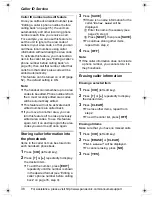 Предварительный просмотр 36 страницы Panasonic KX-TG5583PK Operating Instructions Manual