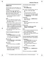 Предварительный просмотр 37 страницы Panasonic KX-TG5583PK Operating Instructions Manual