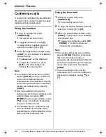 Предварительный просмотр 40 страницы Panasonic KX-TG5583PK Operating Instructions Manual