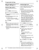 Предварительный просмотр 48 страницы Panasonic KX-TG5583PK Operating Instructions Manual