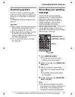 Предварительный просмотр 57 страницы Panasonic KX-TG5583PK Operating Instructions Manual