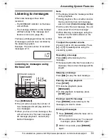 Предварительный просмотр 59 страницы Panasonic KX-TG5583PK Operating Instructions Manual