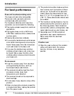 Preview for 10 page of Panasonic KX-TG5621S Operating Instructions Manual