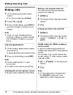 Preview for 18 page of Panasonic KX-TG5621S Operating Instructions Manual