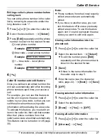 Preview for 27 page of Panasonic KX-TG5621S Operating Instructions Manual