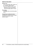 Preview for 36 page of Panasonic KX-TG5621S Operating Instructions Manual