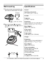 Предварительный просмотр 5 страницы Panasonic KX-TG5623B Installation Manual