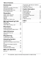 Предварительный просмотр 2 страницы Panasonic KX-TG5631S Operating Instructions Manual