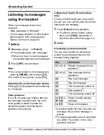 Предварительный просмотр 40 страницы Panasonic KX-TG5631S Operating Instructions Manual