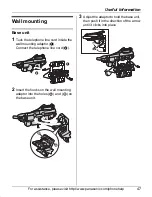 Предварительный просмотр 47 страницы Panasonic KX-TG5631S Operating Instructions Manual