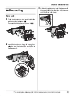 Предварительный просмотр 45 страницы Panasonic KX-TG5664 Operating Instructions Manual