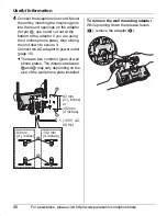 Предварительный просмотр 46 страницы Panasonic KX-TG5664 Operating Instructions Manual