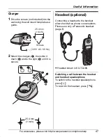 Предварительный просмотр 47 страницы Panasonic KX-TG5664 Operating Instructions Manual