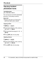 Предварительный просмотр 26 страницы Panasonic KX-TG5671 Operating Instructions Manual