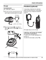 Предварительный просмотр 49 страницы Panasonic KX-TG5671 Operating Instructions Manual