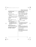 Предварительный просмотр 17 страницы Panasonic KX-TG5671C Operating Instructions Manual