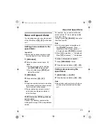 Предварительный просмотр 23 страницы Panasonic KX-TG5671C Operating Instructions Manual