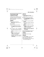 Предварительный просмотр 41 страницы Panasonic KX-TG5671C Operating Instructions Manual