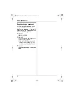 Предварительный просмотр 42 страницы Panasonic KX-TG5671C Operating Instructions Manual