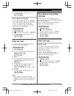 Предварительный просмотр 13 страницы Panasonic KX-TG572SK Operating Instructions Manual