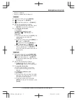 Предварительный просмотр 17 страницы Panasonic KX-TG572SK Operating Instructions Manual