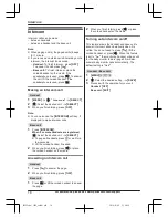 Предварительный просмотр 18 страницы Panasonic KX-TG572SK Operating Instructions Manual